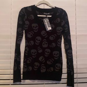 Sourpuss skull sweater. Size Large. New with tags